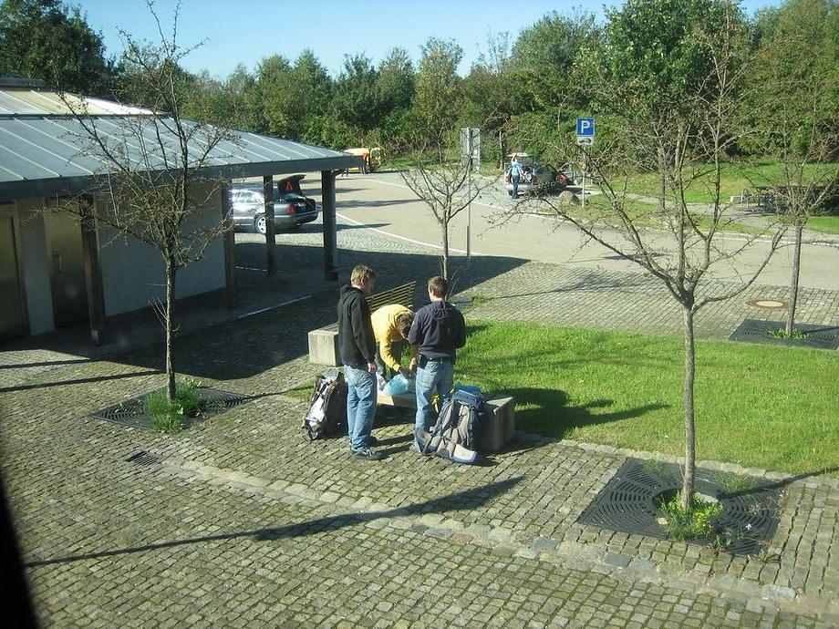 10/2/11 Random control of 4 people from our bus by the German police at the border IMG 4790