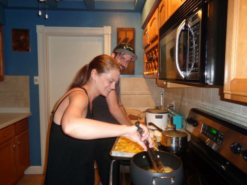 Dinner at Chris' friends DSC00605