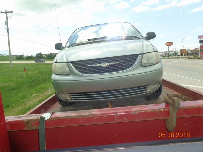 Posledni fotka naseho auta...Chadron, NE Transmission broke down DSC08623