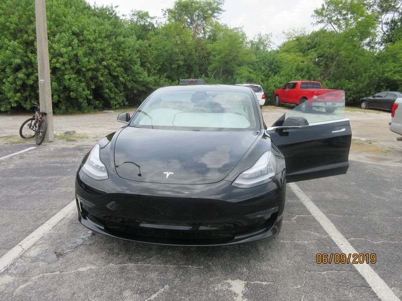 Chris' new Tesla electric car
