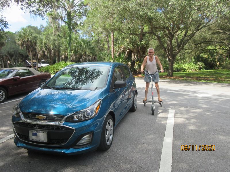 My place for driving my Trikke - 13th year