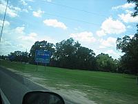 Entering Florida on  I-10 going east  IMG 6118