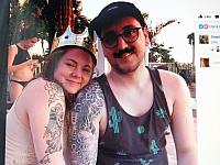 Chris a jeho pritelkyne Angela, maskarni???  DSC07950