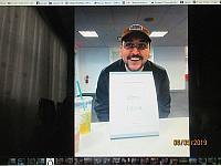 Chris - jeho sen se splnil, koupil si jeho vysnene auto!!!  IMG 0246