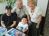 Our 63rd wedding anniversary and Flinn's 4th B-Day